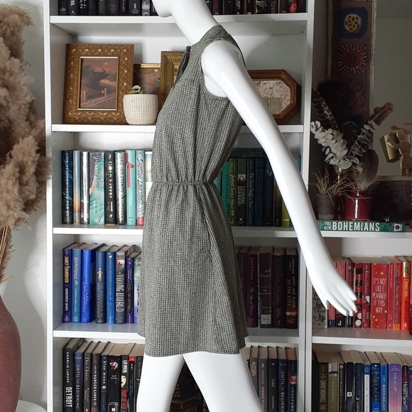 Merona olive pattern dress P3790 - Picture 4 of 9